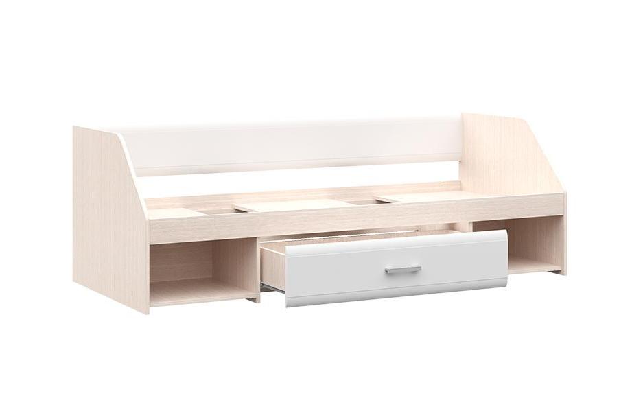 Кровать СИМБА односпальная с ящиком белый 2