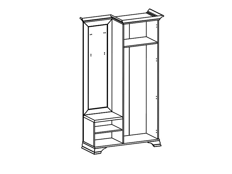 Стенка для прихожей Кентаки S132-PPK/110P
