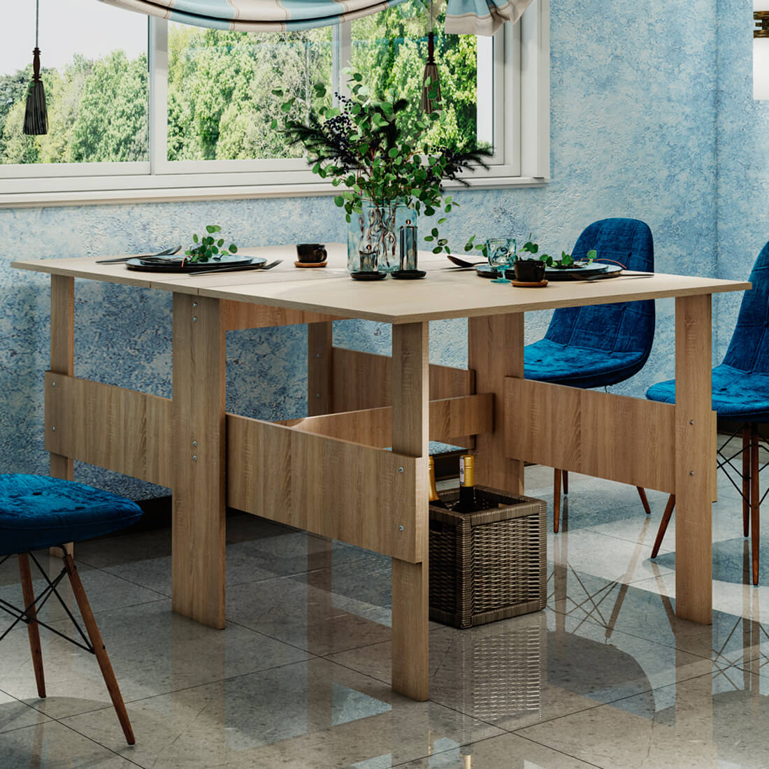 Стол-книжка Стандарт-Б сонома (2)