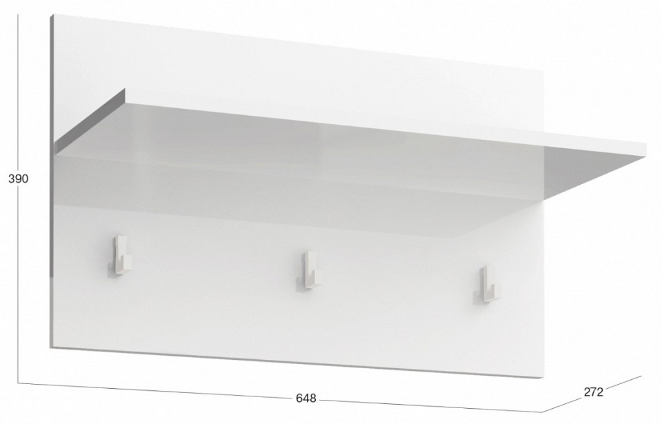 Вешалка-полка Норден СТЛ.413.06