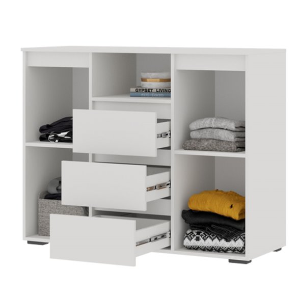 Хелен КМ 01 Комод 1202 (белый) 2