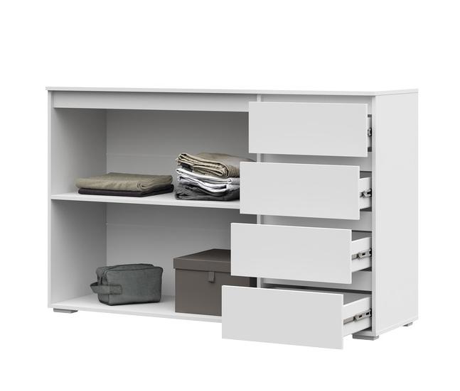 Комод ХЕЛЕН КМ-06 (белый,белый) 2