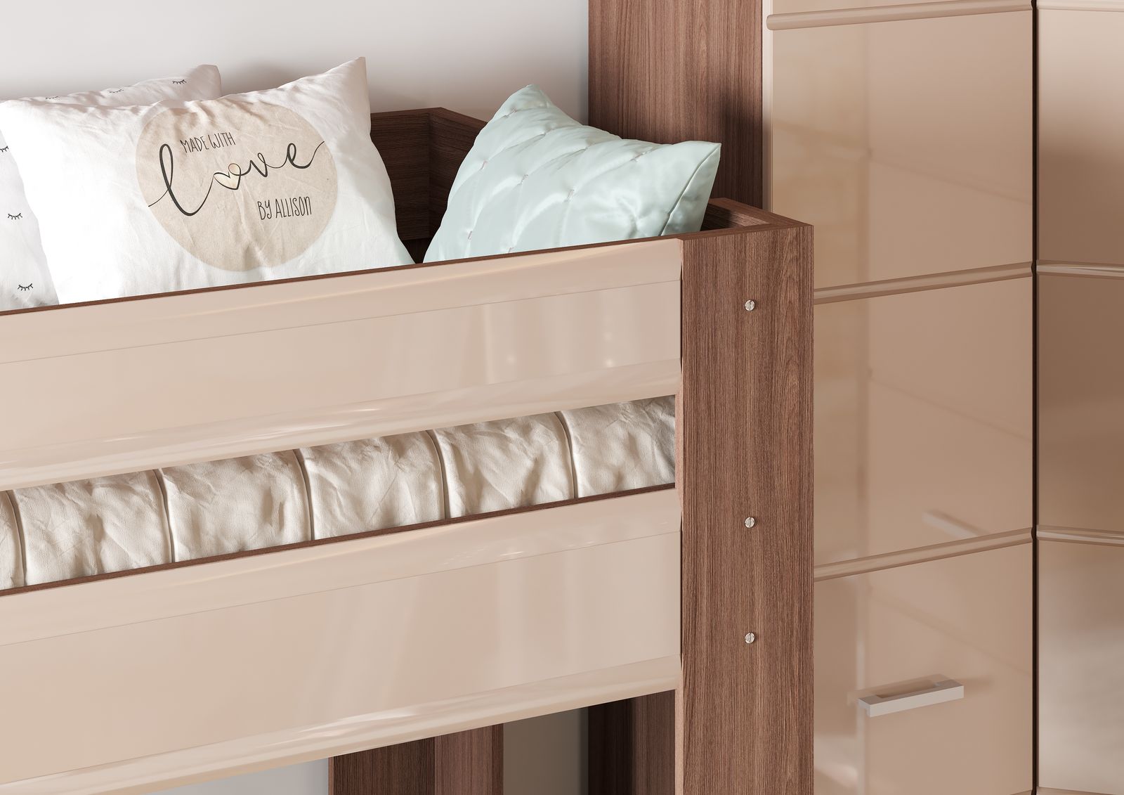 Кровать СИМБА двухъярусная шимо 5