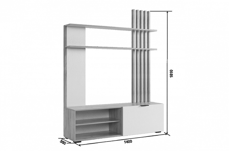 Стенка для гостиной Бери