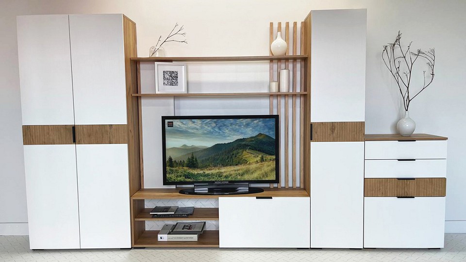 Стенка для гостиной Бери