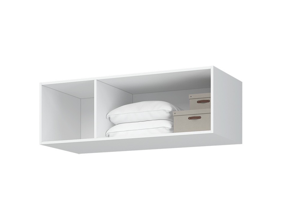 Антресоль Лион АН-02 Белый шагрень 2