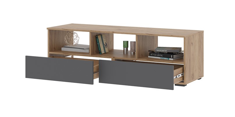 Хелен ТБ 02 Тумба ТВ (графит) 2